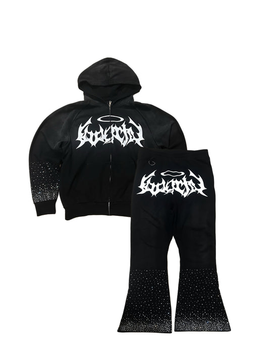 Immortal Rhinestone Sweatsuit