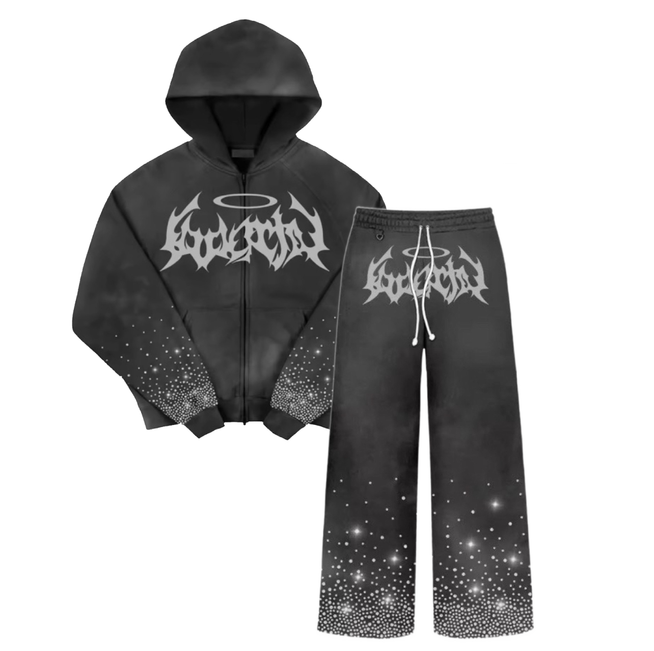 Immortal Rhinestone Sweatsuit